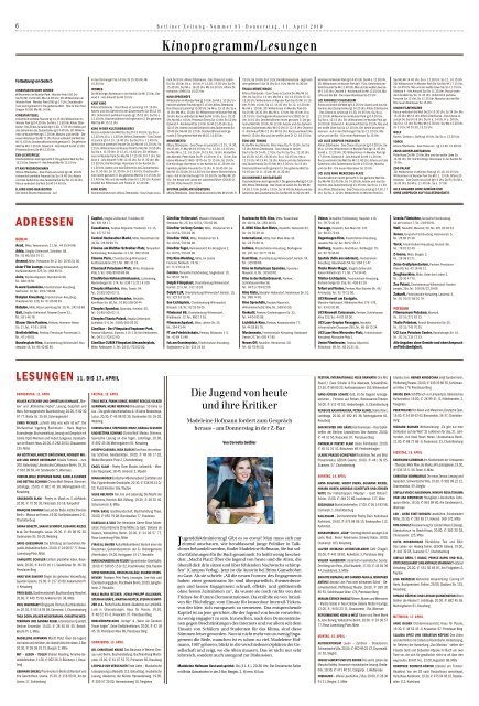 Berliner Zeitung 11.04.2019