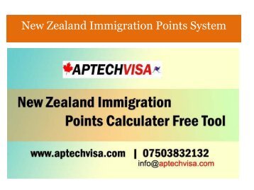 NZ Immigration points  Strategies Check Online Free