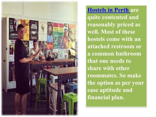 Best Backpacker hostel in Perth