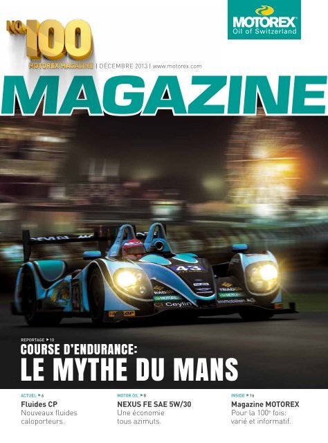 MOTOREX Magazine 2013 100 FR