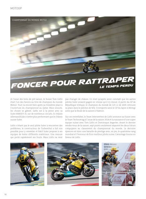 MOTOREX Racing Report 2014 FR