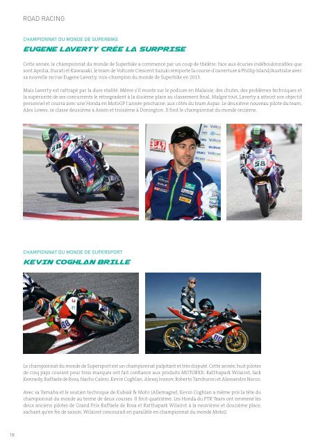 MOTOREX Racing Report 2014 FR