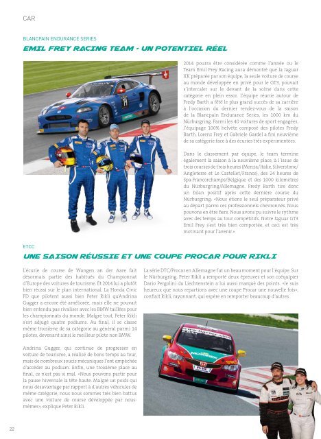 MOTOREX Racing Report 2014 FR