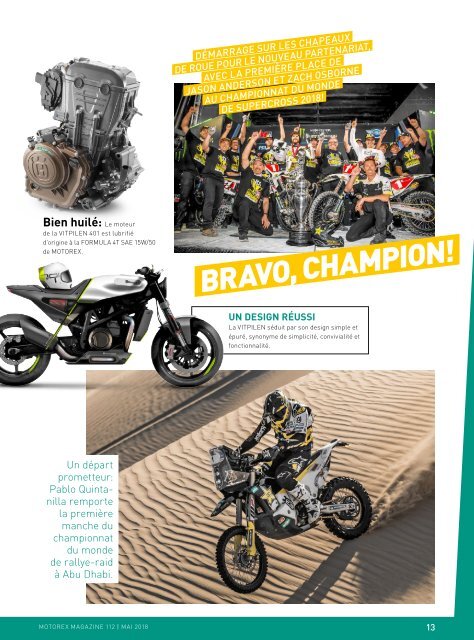 MOTOREX Magazine 2018 112 FR