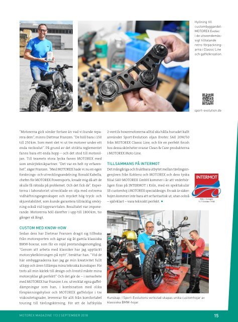 MOTOREX Magazine 2018 113 SE