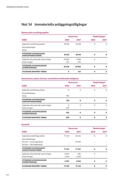 C.A.G Årsredovisning 2018