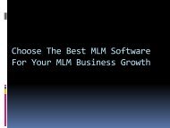 MLM Software For Your MLM Business Growth