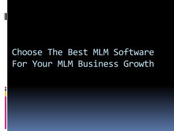 MLM Software For Your MLM Business Growth