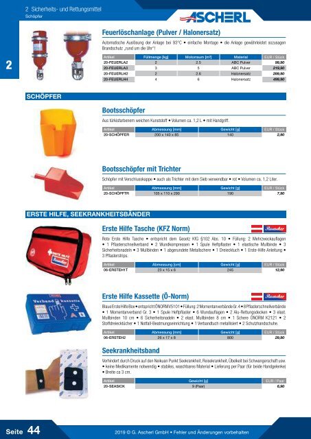 Ascherl Katalog 2019