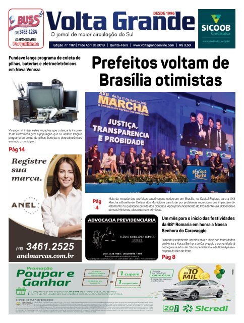 Jornal Volta Grande | Edição 1161 Forq/Veneza 
