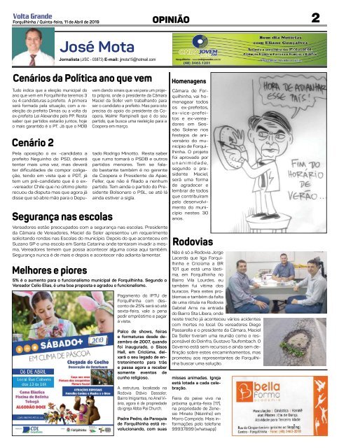 Jornal Volta Grande | Edição 1161 Forq/Veneza 