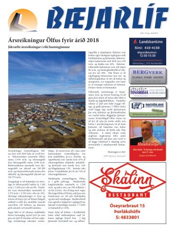 Bæjarlíf 4. tbl. apríl 2019