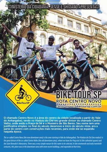 Folheto Bike Tour Centro Novo