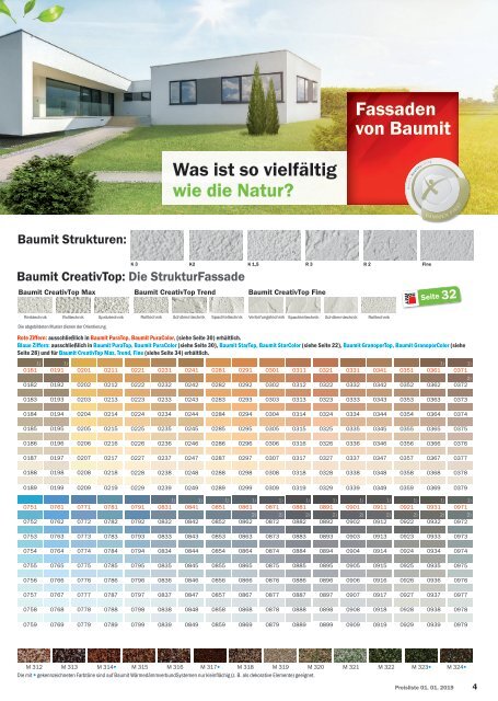 Baumit Preisliste 2019 Finale Einzelseiten