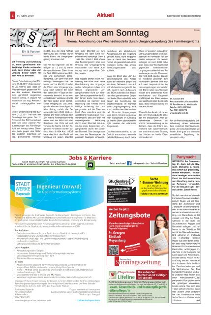 2019-04-14 Bayreuther Sonntagszeitung