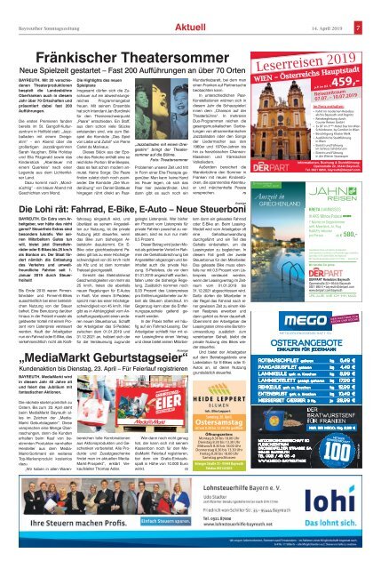 2019-04-14 Bayreuther Sonntagszeitung