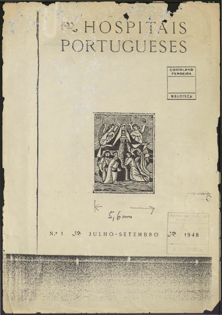 Hospitais Portugueses n.º1 julho-setembro 1948