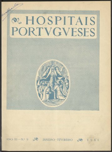 Hospitais Portugueses ANO III n.º 9 janeiro-fevereiro 1951