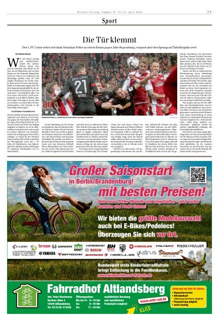 Berliner Zeitung 13.04.2019