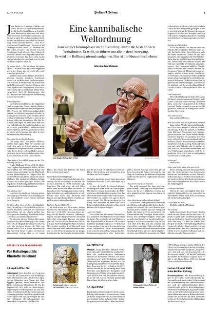 Berliner Zeitung 13.04.2019