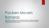 packers movers in banaras
