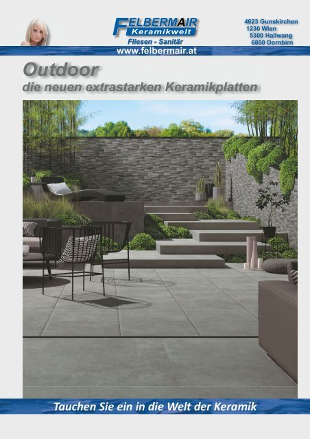 Terrassenplattenkatalog 2019 Felbermair Edition