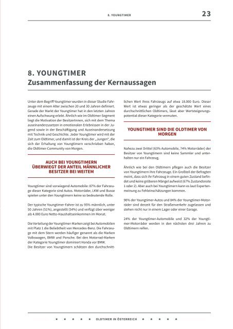 Oldtimer in Österreich Report Kurzfassung 2017