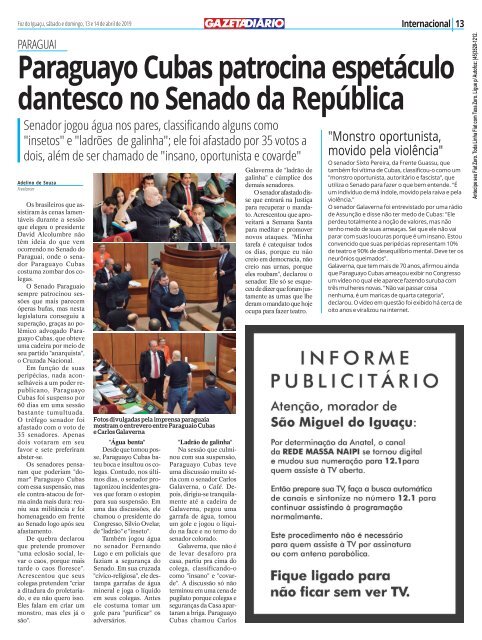 GAZETA DIARIO 847