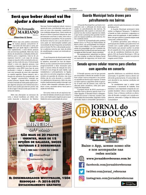 Jornal do Rebouças - Edição 51 - Abril/2019