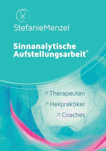 SinnAufstellung STEFANIE MENZEL AusbildungsFlyer 