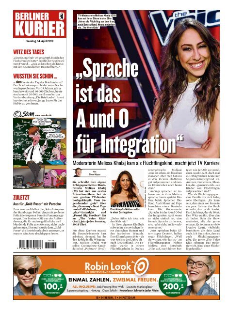 Berliner Kurier 14.04.2019