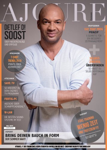 AJOURE´ Men Magazin Mai 2019