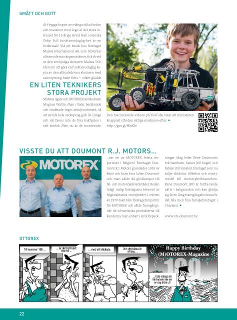 MOTOREX Magazine 2013 100 SE