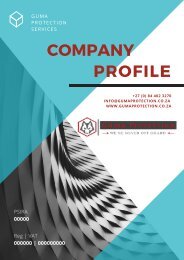 Guma Protection Services Company Profile