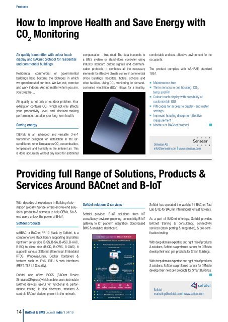 BACnet & BMS Journal India – Issue 1