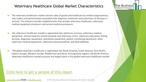 Veterinary Healthcare Global Market Report 2019