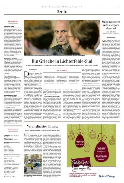 Berliner Zeitung 15.04.2019