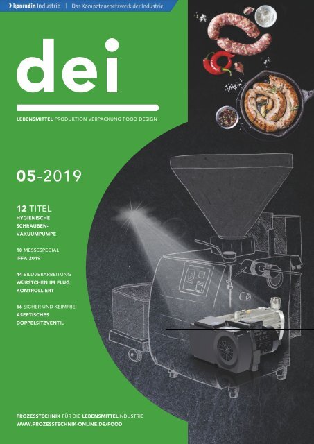 dei – Prozesstechnik für die Lebensmittelindustrie 05.2019