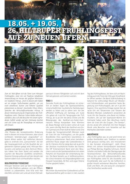 Töfte Regionsmagazin 04/2019 - Willkommen in Telgte