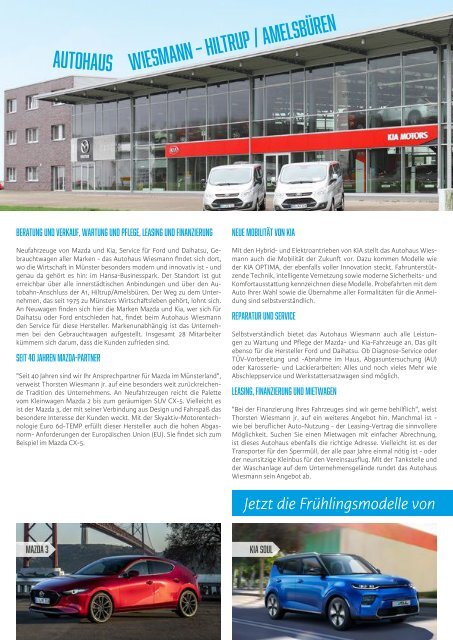 Töfte Regionsmagazin 04/2019 - Willkommen in Telgte