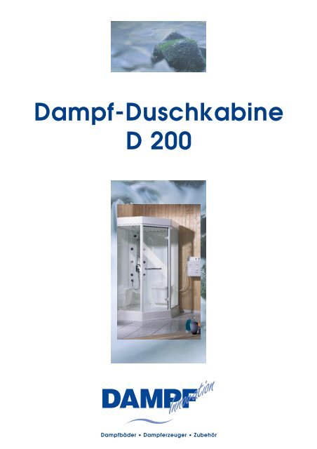 Dampf-Duschkabine D 200 - Dampfdusche