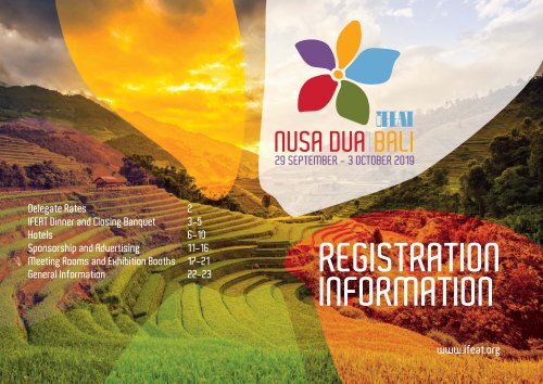 IFEAT 2019 Bali Conference Brochure