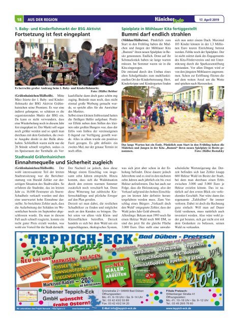 Hänicher Bote - Ausgabe 04 - Jahrgang 2019