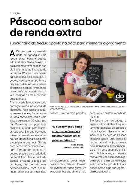 Jornal do Servidor - Praia Grande | Ed. 11 | Abril 2019