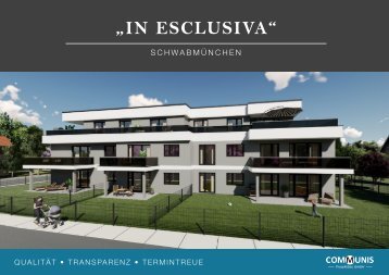 "In Esclusiva Schwabmünchen" Communis Projektbau GmbH