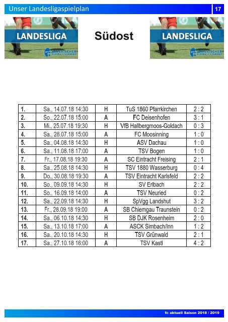 fc aktuell Saison 2018-19 Ausgabe 15