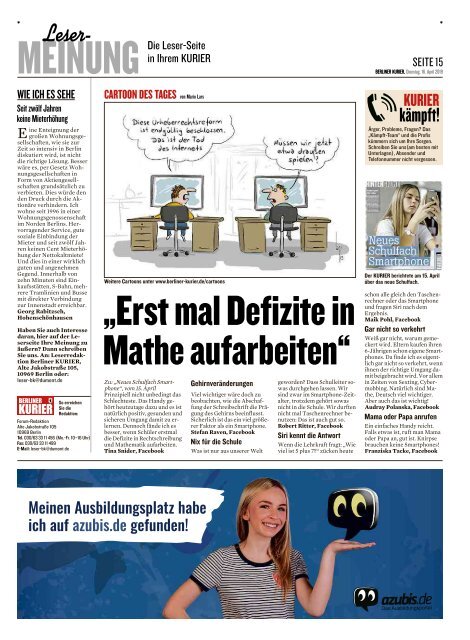 Berliner Kurier 16.04.2019