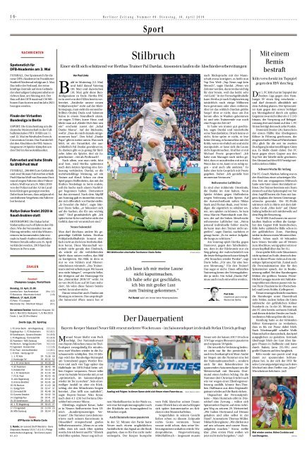 Berliner Zeitung 16.04.2019