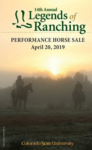 2019 Legends of Ranching Performance Horse Sale