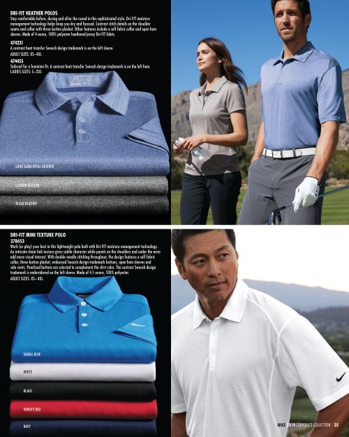 2019 Nike Golf E-Catalogue